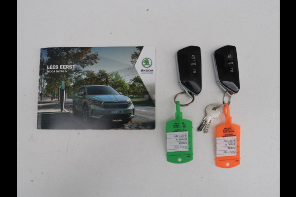 Škoda ENYAQ iV 60 SOH 91,2% | Adaptive cruise | Stuur/stoel verwarming | Trekhaak | Camera | Sfeerverlichting |