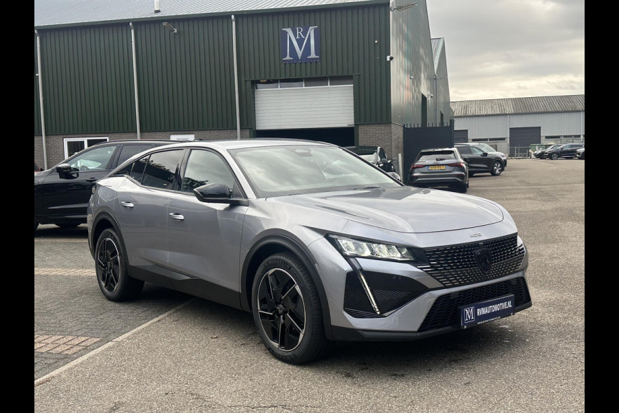 Peugeot e-408 Allure 58 kWh SOH 99% | NIEUWE AUTO | ACHTERUITRIJCAMERA | KEYLESS | STOEL + STUURVERWARMING | ADAP. CRUISE | APPLE CARPLAY | RIJKLAAR INCL. 12 MND BOVAG GARANTIE |