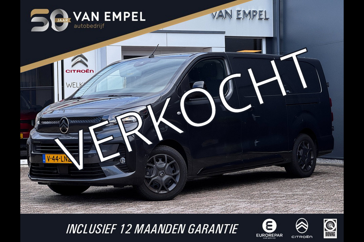 Citroën ë-Jumpy L3 136 75 kWh | 95% SOH | NL-Auto | 2x Schuifdeur | 3 Persoons | 3-Fase | Camera | Navigatie | Virtual Cockpit
