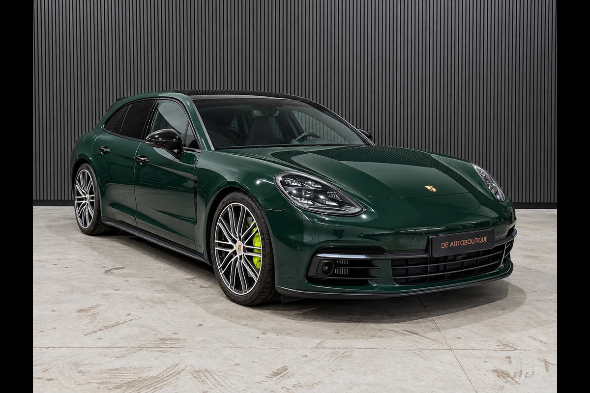 Porsche Panamera Sport Turismo 2.9 4 E-Hybrid / Goodwood Green / Inno Drive / Head up / Softclose / SOH 96.4