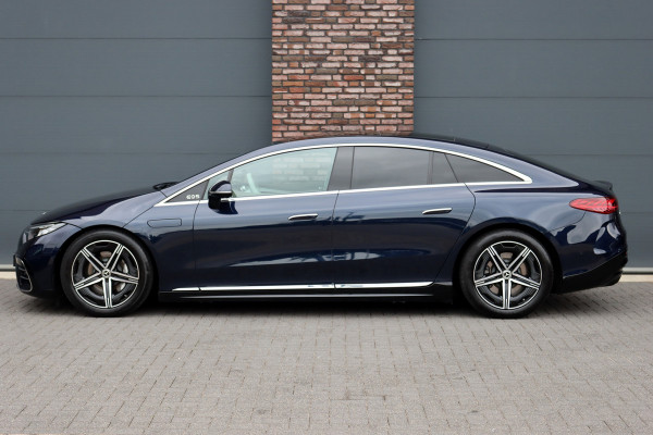 Mercedes-Benz EQS 450+ AMG Line 108 kWh | Luchtvering | Hyperscreen | Achterasbesturing | Distronic | Panoramadak | Elek. Achterstoelen | Camera | Keyless Go |