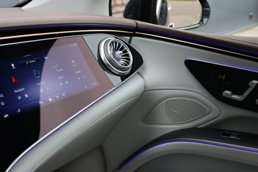 Mercedes-Benz EQS 450+ AMG Line 108 kWh | Luchtvering | Hyperscreen | Achterasbesturing | Distronic | Panoramadak | Elek. Achterstoelen | Camera | Keyless Go |