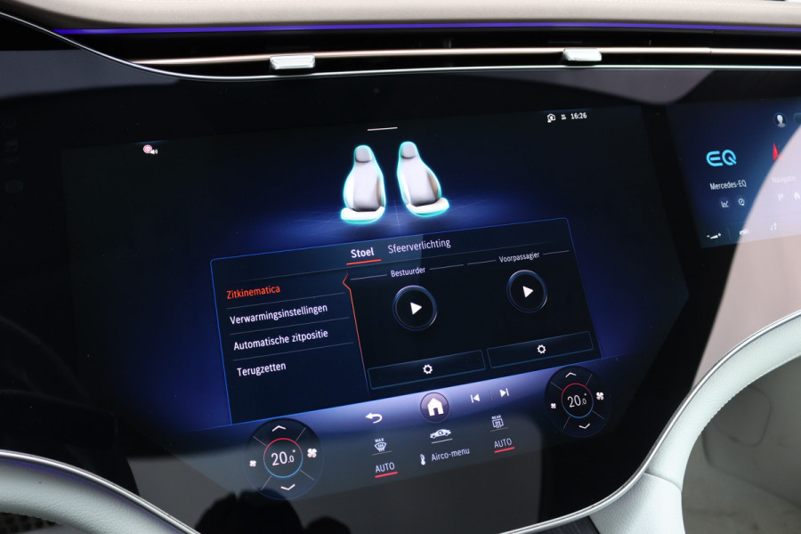 Mercedes-Benz EQS 450+ AMG Line 108 kWh | Luchtvering | Hyperscreen | Achterasbesturing | Distronic | Panoramadak | Elek. Achterstoelen | Camera | Keyless Go |