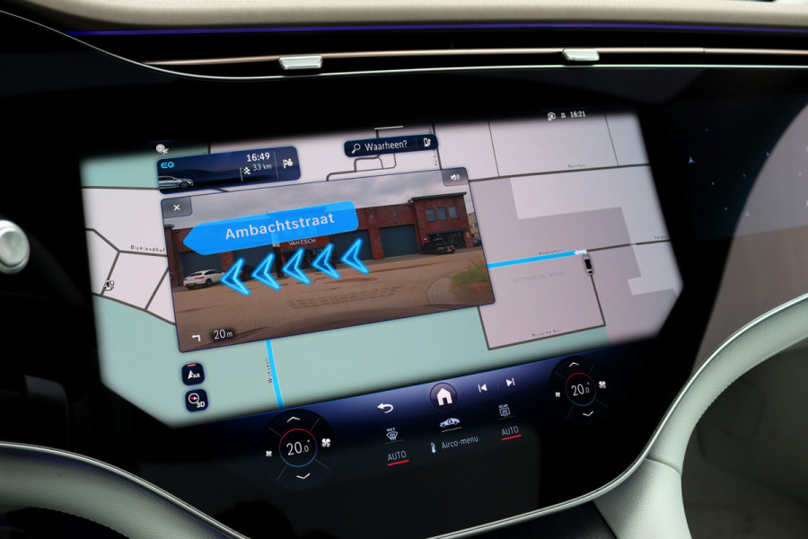 Mercedes-Benz EQS 450+ AMG Line 108 kWh | Luchtvering | Hyperscreen | Achterasbesturing | Distronic | Panoramadak | Elek. Achterstoelen | Camera | Keyless Go |