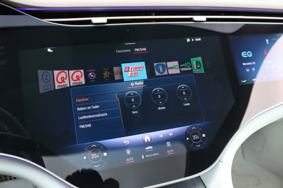 Mercedes-Benz EQS 450+ AMG Line 108 kWh | Luchtvering | Hyperscreen | Achterasbesturing | Distronic | Panoramadak | Elek. Achterstoelen | Camera | Keyless Go |