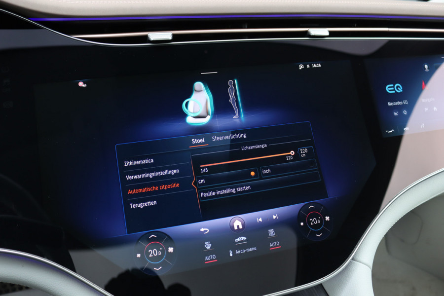 Mercedes-Benz EQS 450+ AMG Line 108 kWh | Luchtvering | Hyperscreen | Achterasbesturing | Distronic | Panoramadak | Elek. Achterstoelen | Camera | Keyless Go |