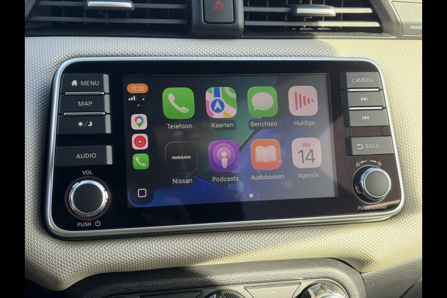 Nissan Micra 1.0 IG-T N-Connecta ✓1e Eigenaar✓Dealer Onderhouden✓Camera✓Carplay✓Navi✓Airco✓Cruise✓Pdc✓101pk✓Weinig Km✓Lm velgen✓N.A.P✓Apk tot 02-2028