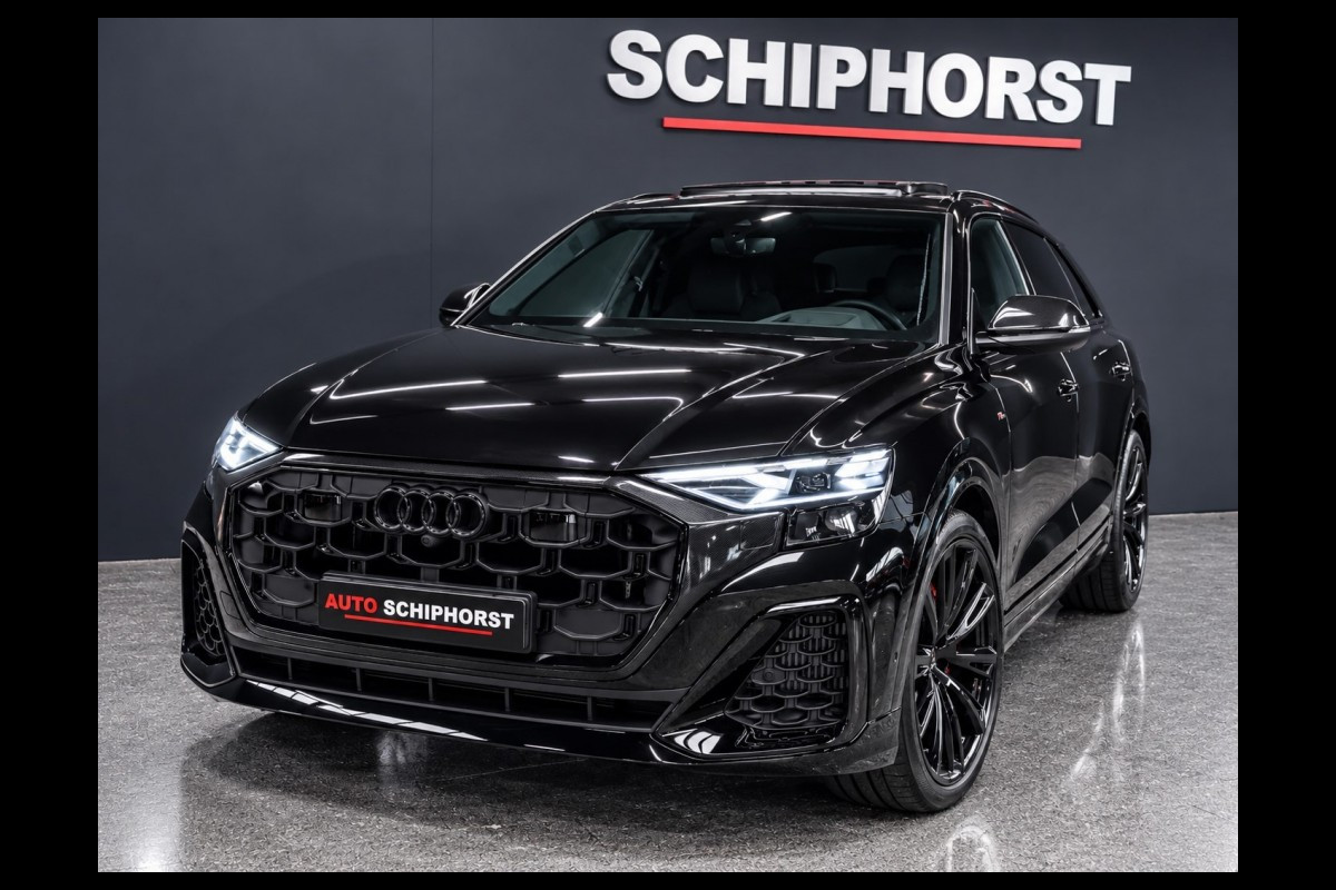 Audi Q8 Q8 55 Tfsi e 394 pk S-LINE 23 inch Rs soft close Trekhaak B&O 4 wielbesturing 360 camera