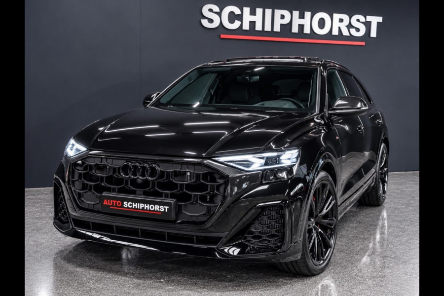 Audi Q8 Q8 55 Tfsi e 394 pk S-LINE 23 inch Rs soft close Trekhaak B&O 4 wielbesturing 360 camera