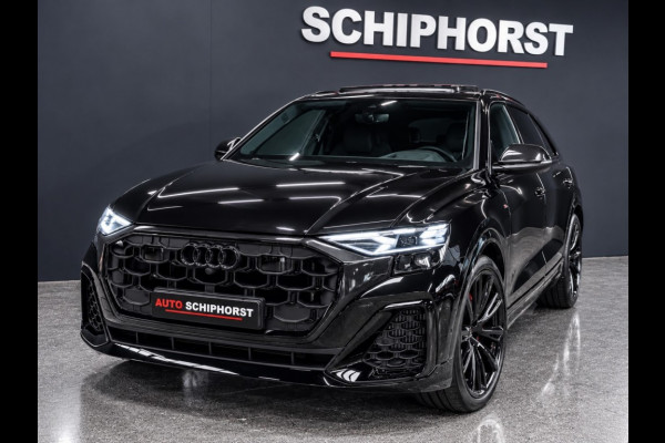 Audi Q8 Q8 55 Tfsi e 394 pk S-LINE 23 inch Rs soft close Trekhaak B&O 4 wielbesturing 360 camera