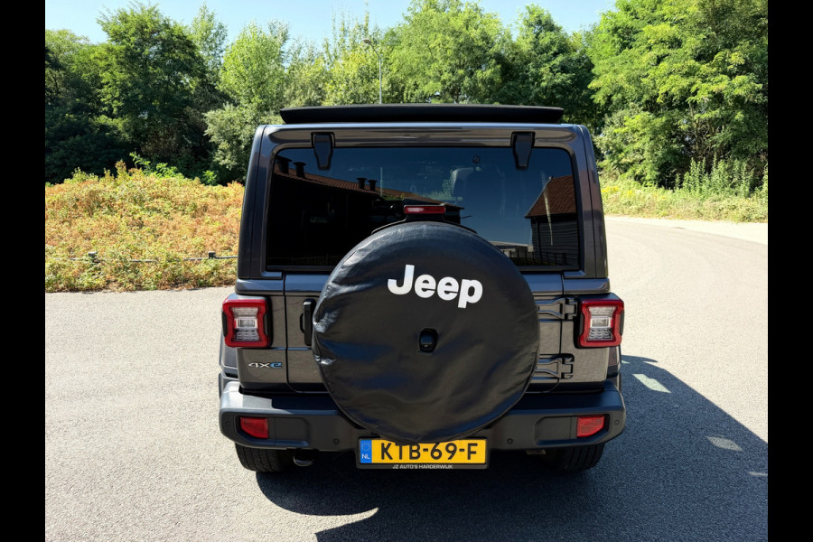 Jeep Wrangler UNLIMITED Jeep Wrangler 380 Sahara 2.0 PHEV Softtop AWD 4x4 Leer Navi Led-Xenon