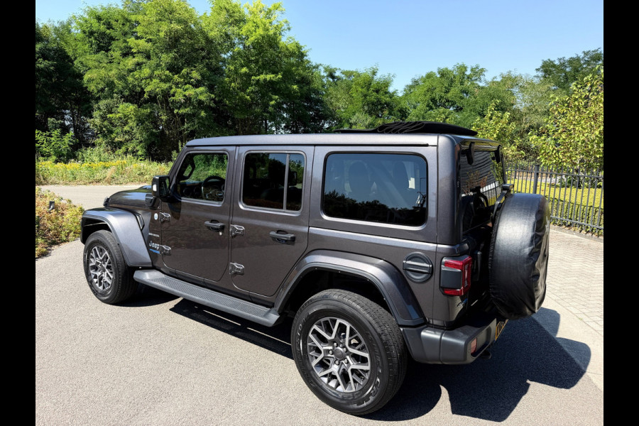 Jeep Wrangler UNLIMITED Jeep Wrangler 380 Sahara 2.0 PHEV Softtop AWD 4x4 Leer Navi Led-Xenon
