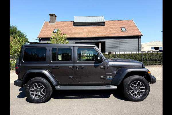 Jeep Wrangler UNLIMITED Jeep Wrangler 380 Sahara 2.0 PHEV Softtop AWD 4x4 Leer Navi Led-Xenon
