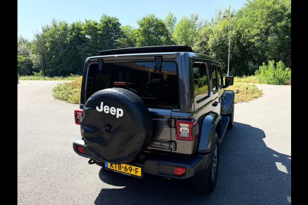 Jeep Wrangler UNLIMITED Jeep Wrangler 380 Sahara 2.0 PHEV Softtop AWD 4x4 Leer Navi Led-Xenon
