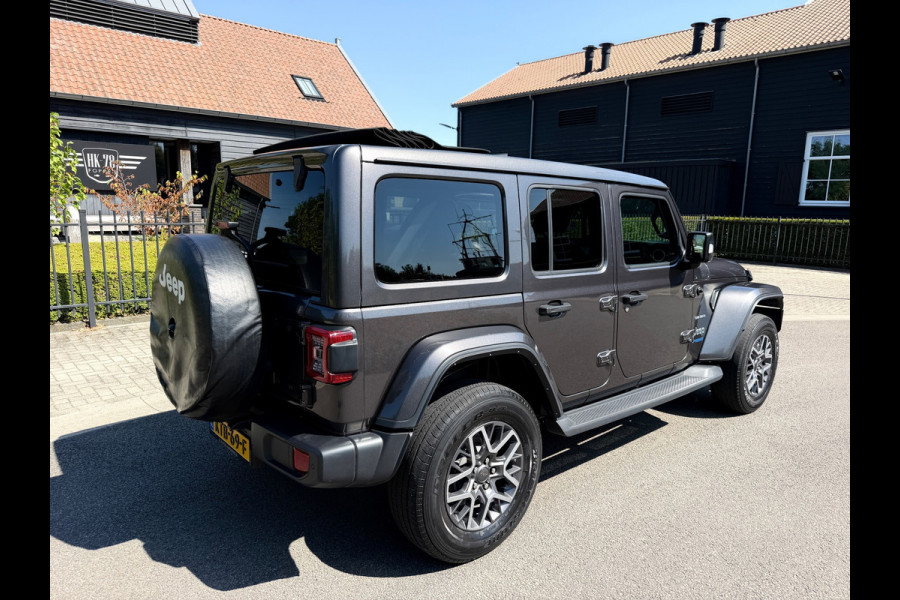 Jeep Wrangler UNLIMITED Jeep Wrangler 380 Sahara 2.0 PHEV Softtop AWD 4x4 Leer Navi Led-Xenon