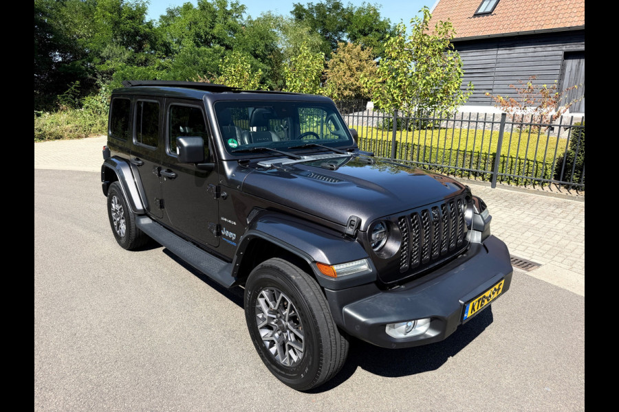 Jeep Wrangler UNLIMITED Jeep Wrangler 380 Sahara 2.0 PHEV Softtop AWD 4x4 Leer Navi Led-Xenon