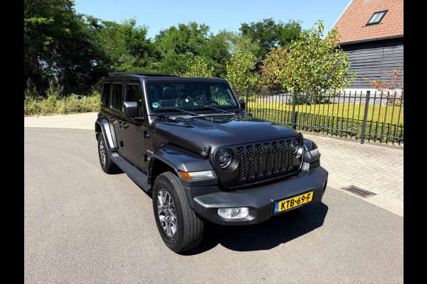Jeep Wrangler UNLIMITED Jeep Wrangler 380 Sahara 2.0 PHEV Softtop AWD 4x4 Leer Navi Led-Xenon