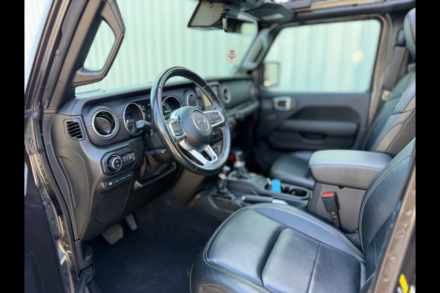 Jeep Wrangler UNLIMITED Jeep Wrangler 380 Sahara 2.0 PHEV Softtop AWD 4x4 Leer Navi Led-Xenon