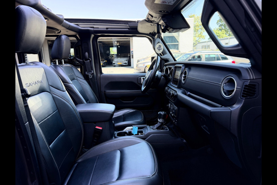 Jeep Wrangler UNLIMITED Jeep Wrangler 380 Sahara 2.0 PHEV Softtop AWD 4x4 Leer Navi Led-Xenon