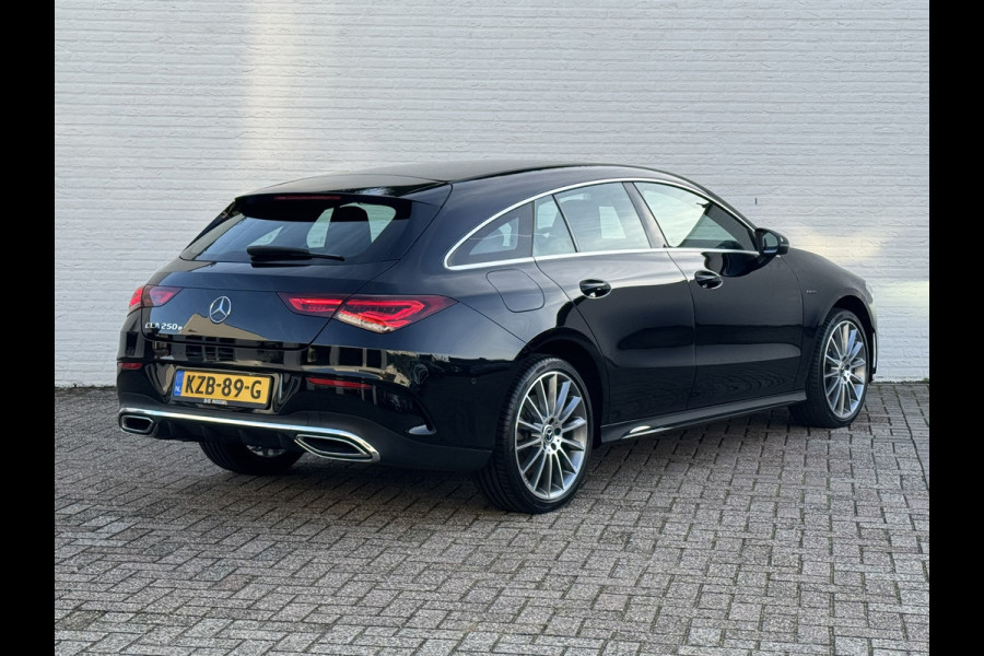 Mercedes-Benz CLA-Klasse Shooting Brake 250 e AMG-Line Advantage Carplay SOH 97% Camera Cruise Leder/Alcant Stoelverw. Sfeerverl.