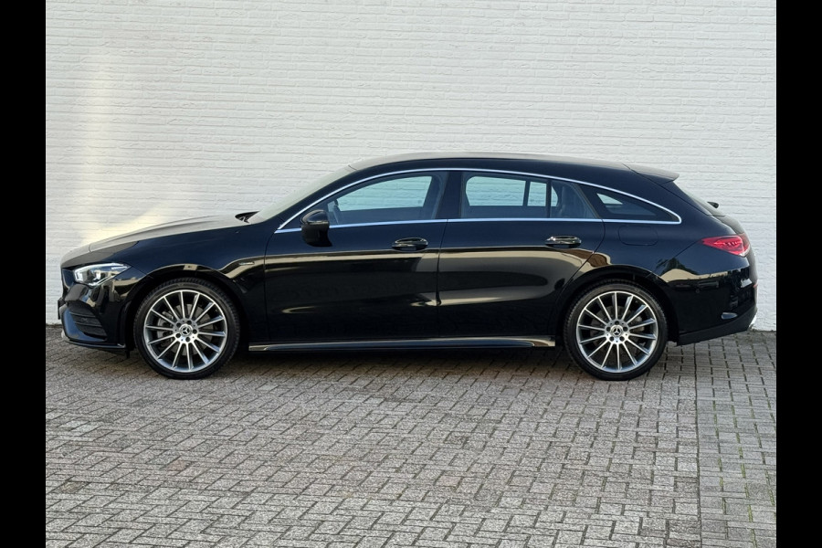 Mercedes-Benz CLA-Klasse Shooting Brake 250 e AMG-Line Advantage Carplay SOH 97% Camera Cruise Leder/Alcant Stoelverw. Sfeerverl.