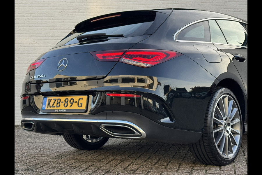 Mercedes-Benz CLA-Klasse Shooting Brake 250 e AMG-Line Advantage Carplay SOH 97% Camera Cruise Leder/Alcant Stoelverw. Sfeerverl.