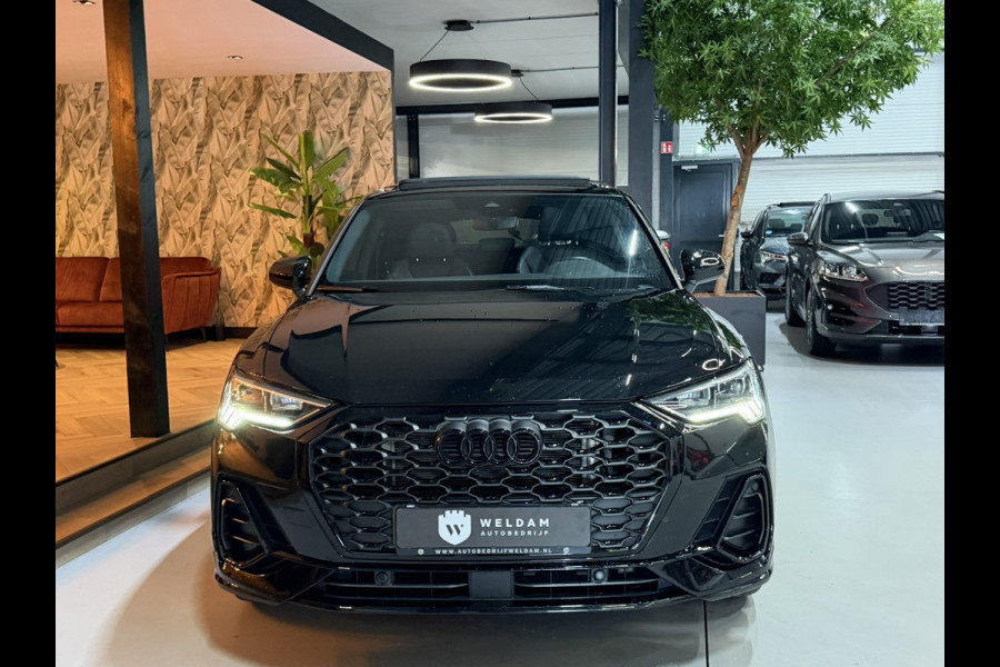 Audi Q3 Sportback 45 TFSI e S Edition S-Line 245pk Garantie|Pano|Matrix|ACC|Lane|Camera|Leder|20"|Rijklaar