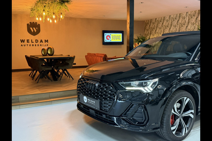 Audi Q3 Sportback 45 TFSI e S Edition S-Line 245pk Garantie|Pano|Matrix|ACC|Lane|Camera|Leder|20"|Rijklaar