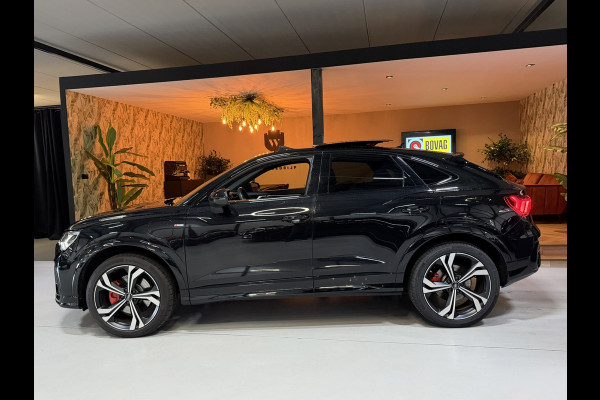 Audi Q3 Sportback 45 TFSI e S Edition S-Line 245pk Garantie|Pano|Matrix|ACC|Lane|Camera|Leder|20"|Rijklaar
