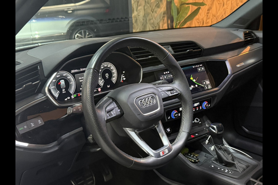 Audi Q3 Sportback 45 TFSI e S Edition S-Line 245pk Garantie|Pano|Matrix|ACC|Lane|Camera|Leder|20"|Rijklaar