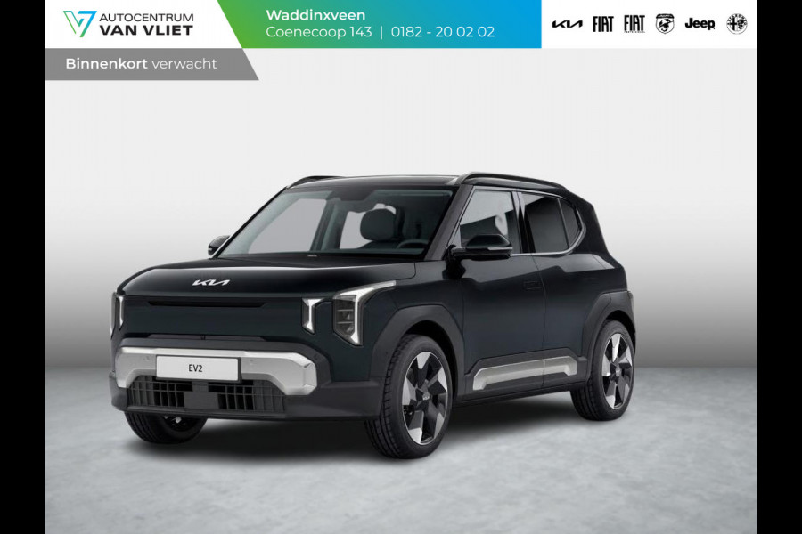 Kia EV2 Plus Advanced 42.2 kWh 4p. | Actieprijs * | Clima. | Adapt. cruise. | Navi. | Schuif-/Kanteldak | 18" | Stoel&Stuur Verwarming | Harman Kardon | Apple Carplay