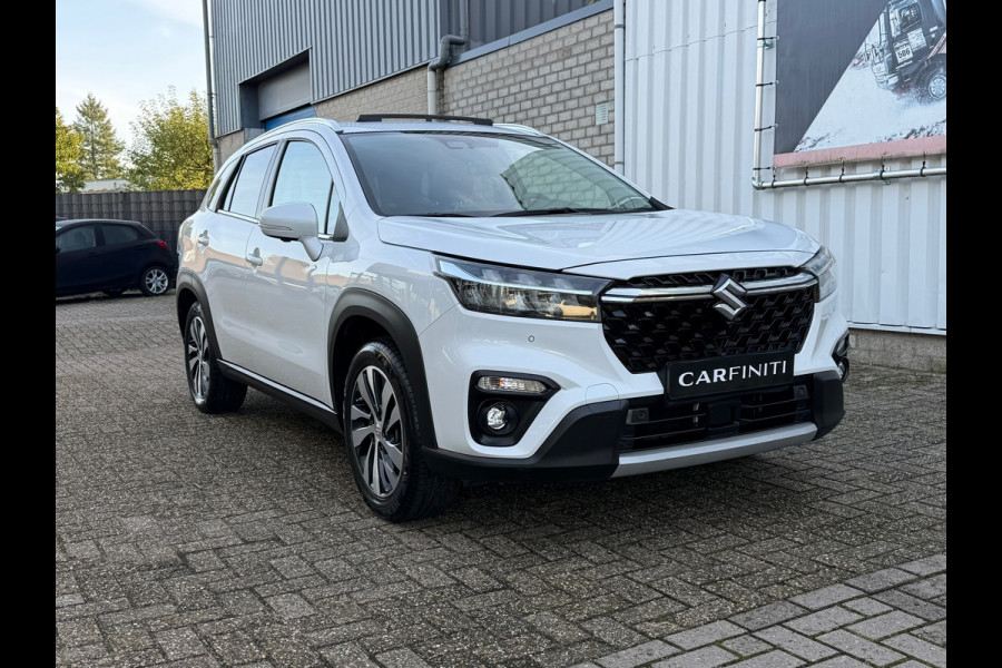 Suzuki S-Cross 1.5 Hybrid Style 102 Pk Automaat | Panoramadak | Voll Leder | Navigatie | Cruise | Camera | Climate | Keyless | 17"