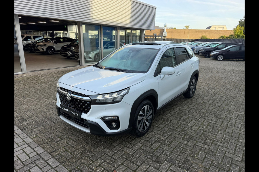 Suzuki S-Cross 1.5 Hybrid Style 102 Pk Automaat | Panoramadak | Voll Leder | Navigatie | Cruise | Camera | Climate | Keyless | 17"