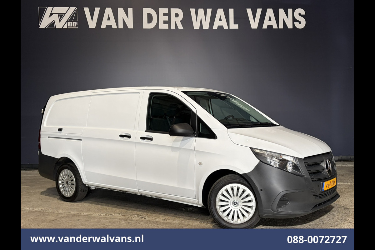 Mercedes-Benz Vito 116 CDI 164pk L2H1 2025 Model Euro6 Airco | Camera | XXL MBUX | Navigatie | Cruisecontrol | Stoelverwarming Parkeersensoren, Bijrijdersbank