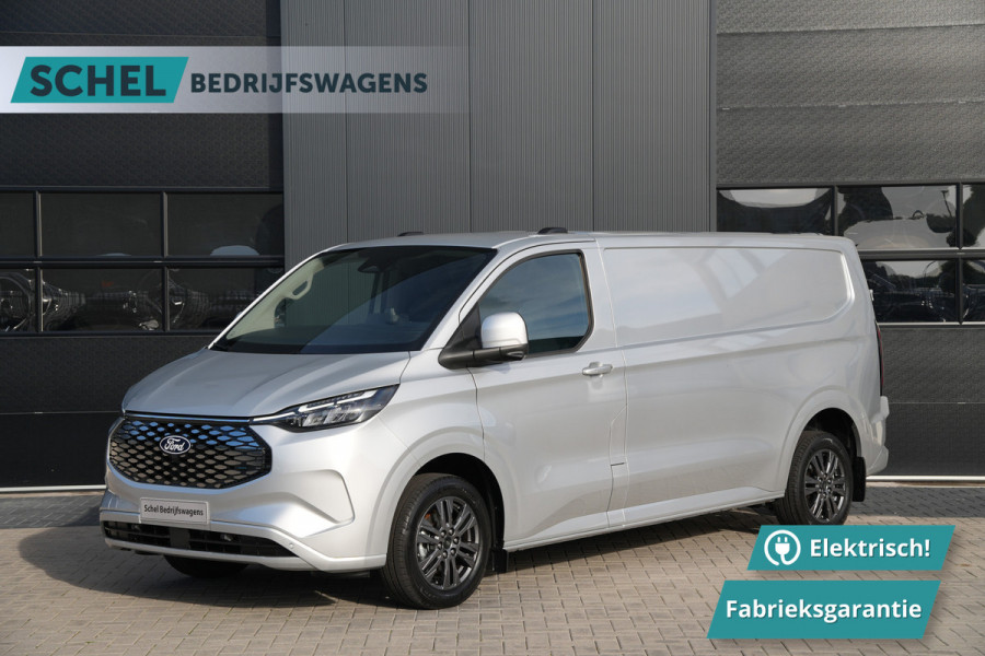 Ford E-Transit Cust. 340 L2H1 Limited 71 kWh - ACC - 360 Camera - Navigatie - Stoelverwarming - AGR bestuurdersstoel - Blind Spot - Rijklaar