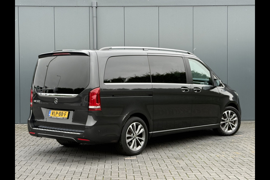 Mercedes-Benz Eqv 300 90kWh AVANTGARDE / DUBBELE CABINE / MEMORY / 2x ELECTRISCHE SCHUIFDEUR / PANO / BURMESTER / LEDER / LED / VENTILATIE / 360 C