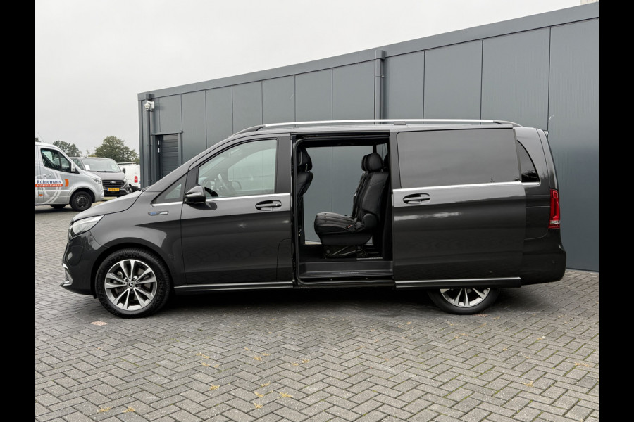Mercedes-Benz Eqv 300 90kWh AVANTGARDE / DUBBELE CABINE / MEMORY / 2x ELECTRISCHE SCHUIFDEUR / PANO / BURMESTER / LEDER / LED / VENTILATIE / 360 C