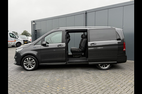 Mercedes-Benz Eqv 300 90kWh AVANTGARDE / DUBBELE CABINE / MEMORY / 2x ELECTRISCHE SCHUIFDEUR / PANO / BURMESTER / LEDER / LED / VENTILATIE / 360 C