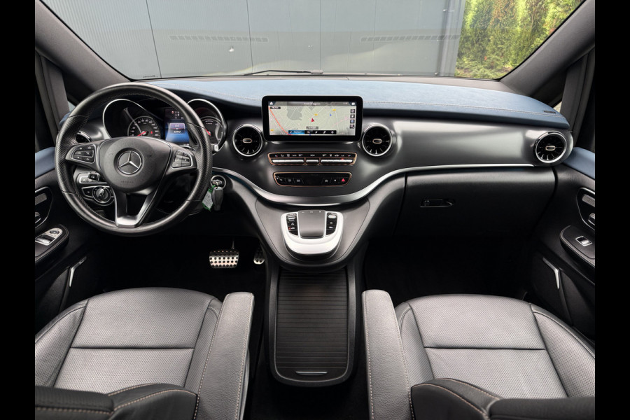 Mercedes-Benz Eqv 300 90kWh AVANTGARDE / DUBBELE CABINE / MEMORY / 2x ELECTRISCHE SCHUIFDEUR / PANO / BURMESTER / LEDER / LED / VENTILATIE / 360 C