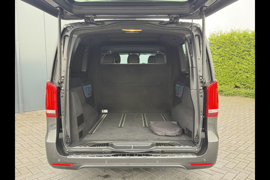 Mercedes-Benz Eqv 300 90kWh AVANTGARDE / DUBBELE CABINE / MEMORY / 2x ELECTRISCHE SCHUIFDEUR / PANO / BURMESTER / LEDER / LED / VENTILATIE / 360 C