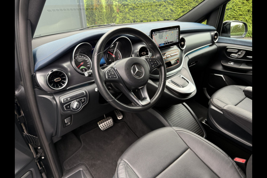 Mercedes-Benz Eqv 300 90kWh AVANTGARDE / DUBBELE CABINE / MEMORY / 2x ELECTRISCHE SCHUIFDEUR / PANO / BURMESTER / LEDER / LED / VENTILATIE / 360 C