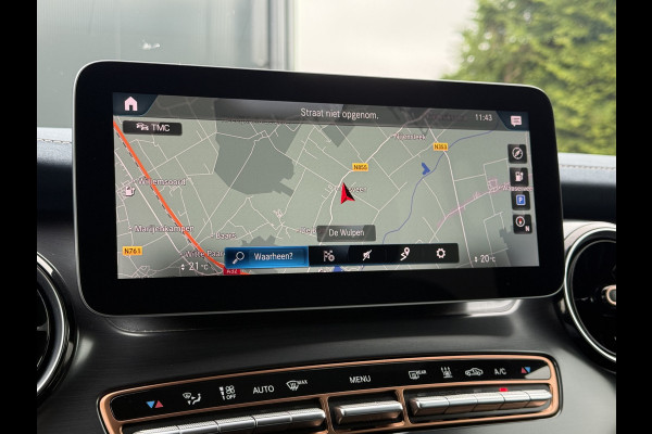 Mercedes-Benz Eqv 300 90kWh AVANTGARDE / DUBBELE CABINE / MEMORY / 2x ELECTRISCHE SCHUIFDEUR / PANO / BURMESTER / LEDER / LED / VENTILATIE / 360 C