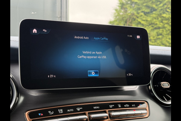 Mercedes-Benz Eqv 300 90kWh AVANTGARDE / DUBBELE CABINE / MEMORY / 2x ELECTRISCHE SCHUIFDEUR / PANO / BURMESTER / LEDER / LED / VENTILATIE / 360 C