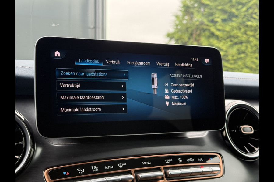 Mercedes-Benz Eqv 300 90kWh AVANTGARDE / DUBBELE CABINE / MEMORY / 2x ELECTRISCHE SCHUIFDEUR / PANO / BURMESTER / LEDER / LED / VENTILATIE / 360 C