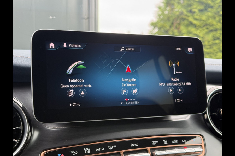Mercedes-Benz Eqv 300 90kWh AVANTGARDE / DUBBELE CABINE / MEMORY / 2x ELECTRISCHE SCHUIFDEUR / PANO / BURMESTER / LEDER / LED / VENTILATIE / 360 C