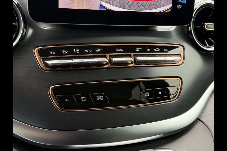 Mercedes-Benz Eqv 300 90kWh AVANTGARDE / DUBBELE CABINE / MEMORY / 2x ELECTRISCHE SCHUIFDEUR / PANO / BURMESTER / LEDER / LED / VENTILATIE / 360 C