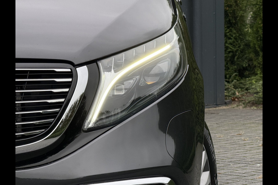 Mercedes-Benz Eqv 300 90kWh AVANTGARDE / DUBBELE CABINE / MEMORY / 2x ELECTRISCHE SCHUIFDEUR / PANO / BURMESTER / LEDER / LED / VENTILATIE / 360 C
