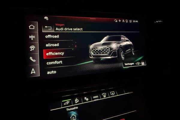 Audi Q8 Q8 55 Tfsi e 394 pk S-LINE 23 inch Rs soft close Trekhaak B&O 4 wielbesturing 360 camera