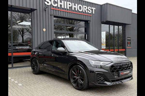 Audi Q8 Q8 55 Tfsi e 394 pk S-LINE 23 inch Rs soft close Trekhaak B&O 4 wielbesturing 360 camera