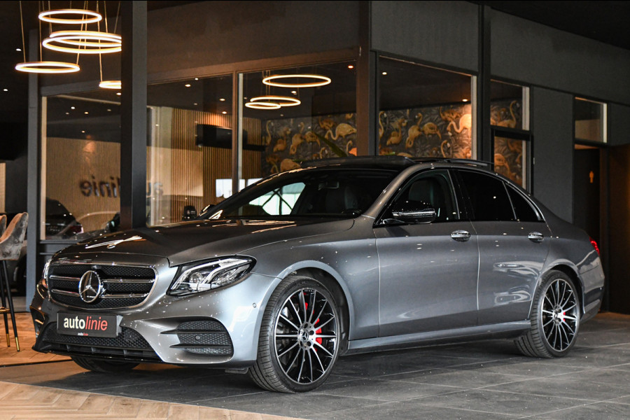 Mercedes-Benz E-Klasse 300 e AMG Night Ed, Luchtvering, Memory, Burmester, HUD, 360, Keyless, ACC!